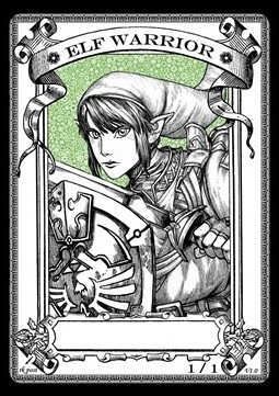 Elf Warrior Token (Green 1/1) (V.1)