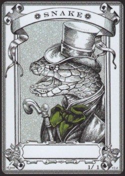 Snake Token (Green 1/1)