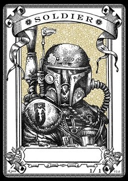 Soldier Token (White 1/1) (V.1)