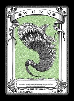 Wurm Token (Green 5/5 Trample)
