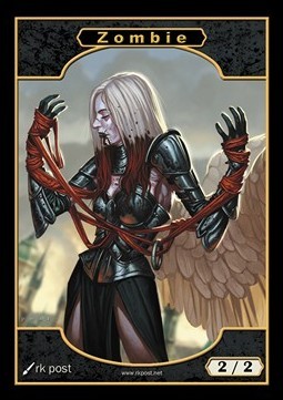 Zombie Token (Black 2/2) (V.1)