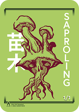 Saproling Token (Green 1/1)