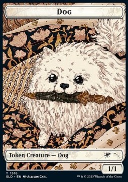 Dog Token (W 1/1) // Cat Token (G 1/1)