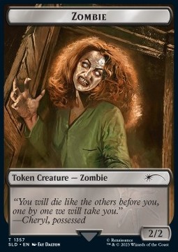 Zombie Token (Black 2/2)
