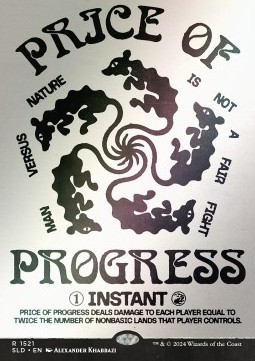Price of Progress