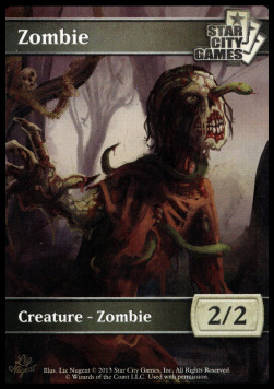 Zombie Token (Black 2/2) (V.1)