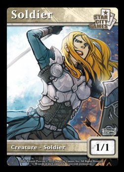 Soldier Token (White 1/1) (V.1)