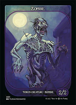 Zombie Token (Black 2/2)