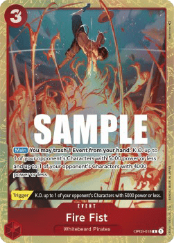 Fire Fist (OP03-018) (V.2)