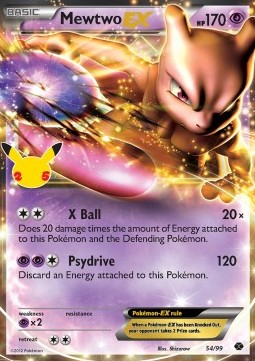 Mewtwo EX  (CEL NXD 54)