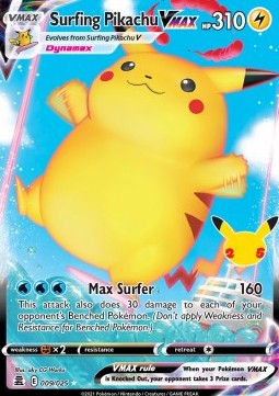 Surfing Pikachu VMAX  (CEL 009)
