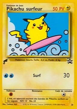 Surfing Pikachu  (PWC WP 28)