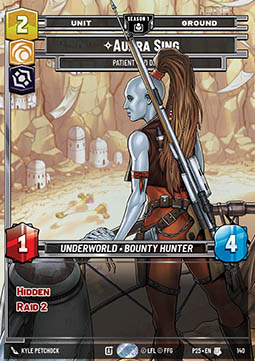 Aurra Sing, Patient and Deadly (V.2)