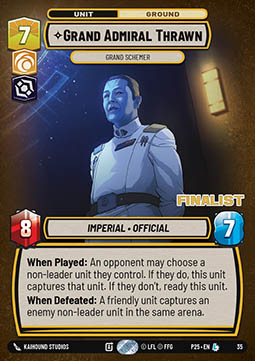 Grand Admiral Thrawn, Grand Schemer (V.3)