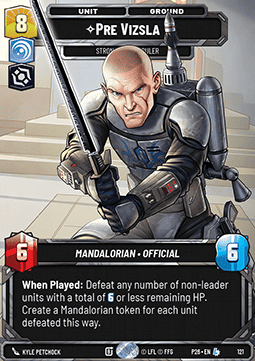 Pre Vizsla, Strong-Willed Ruler (V.1)