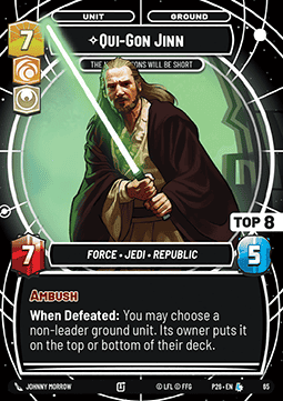 Qui-Gon Jinn, The Negotiations Will Be Short (V.2)