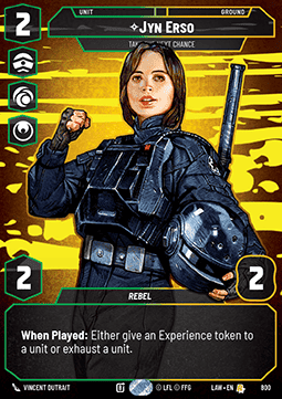 Jyn Erso, Take the Next Chance (V.3)