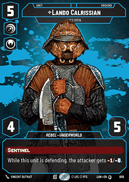 Lando Calrissian, Eyes Open (V.3)