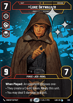 Luke Skywalker, Profit or Be Destroyed (V.4)