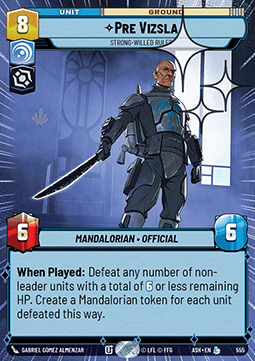 Pre Vizsla, Strong-Willed Ruler (V.2)