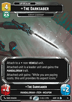 The Darksaber, Icon of Leadership (V.1)