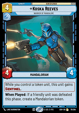 Koska Reeves, Warrior of Mandalore