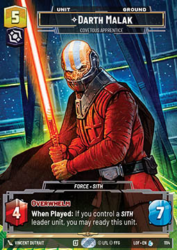Darth Malak, Covetous Apprentice (V.4)