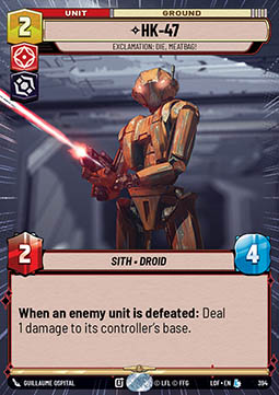 HK-47, Exclamation: Die, Meatbag! (V.1)