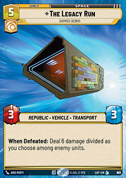 The Legacy Run, Doomed Debris (V.2)
