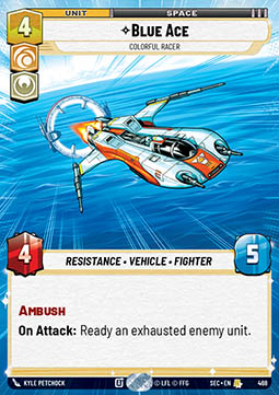 Blue Ace, Colorful Racer (V.1)