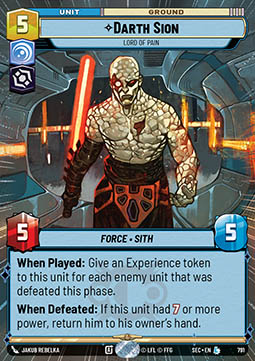 Darth Sion, Lord of Pain (V.2)