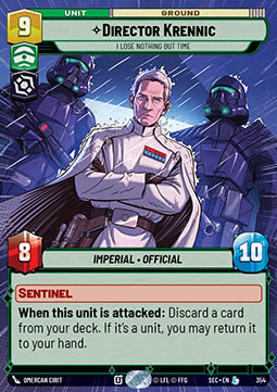 Director Krennic, I Lose Nothing But Time (V.1)