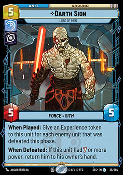 Darth Sion, Lord of Pain (V.1)