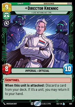 Director Krennic, I Lose Nothing But Time (V.2)