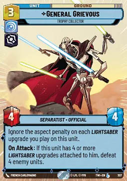 General Grievous, Trophy Collector