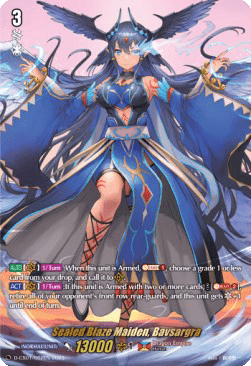 Sealed Blaze Maiden, Bavsargra [D Format]