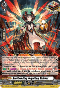 Spiritual King of Ignition, Valnout [D-Format]