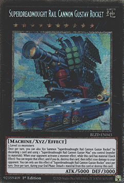 Superdreadnought Rail Cannon Gustav Rocket (V.2 - Starlight Rare)