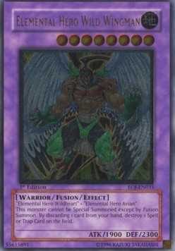 Elemental HERO Wild Wingman (V.2 - Ultimate Rare)