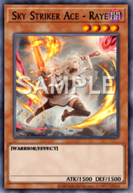 Sky Striker Ace - Raye (V.3 - Starlight Rare)