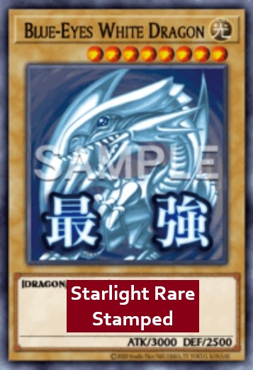 Blue-Eyes White Dragon (V.2 - Starlight Rare)