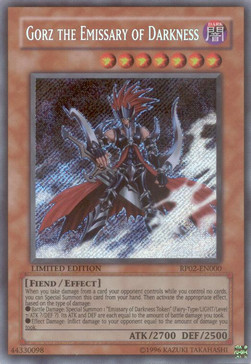 Gorz the Emissary of Darkness (V.1 - Secret Rare)
