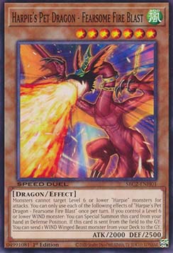 Harpie's Pet Dragon - Fearsome Fire Blast