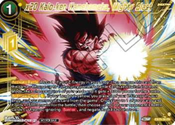 x20 Kaio-ken Kamehameha, Mighty Blast (V.1 - Expansion Rare)
